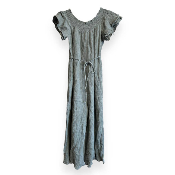 NEW ASTR the label Maura Jumpsuit in Slate Size Small Crepe Lightweight - Picture 3 of 13